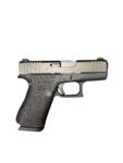 USED Glock 43X 9mm Slimline Compact Pistol – Custom Textured Grip (Used) – BXTU974 - View 2