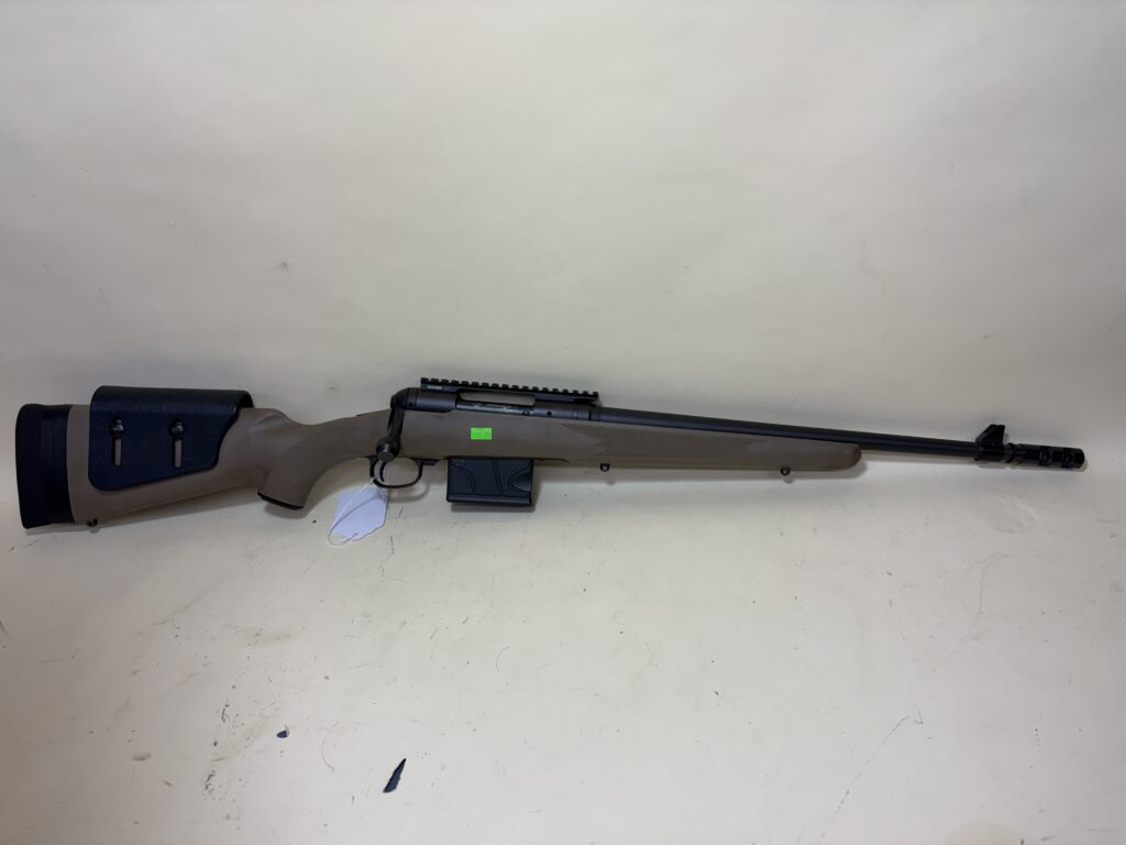 USED Savage Model 11 Scout .308 Winchester Bolt-Action Rifle – Muzzle Brake, Adjustable Cheek Riser, Optics Rail (Used) – K142480