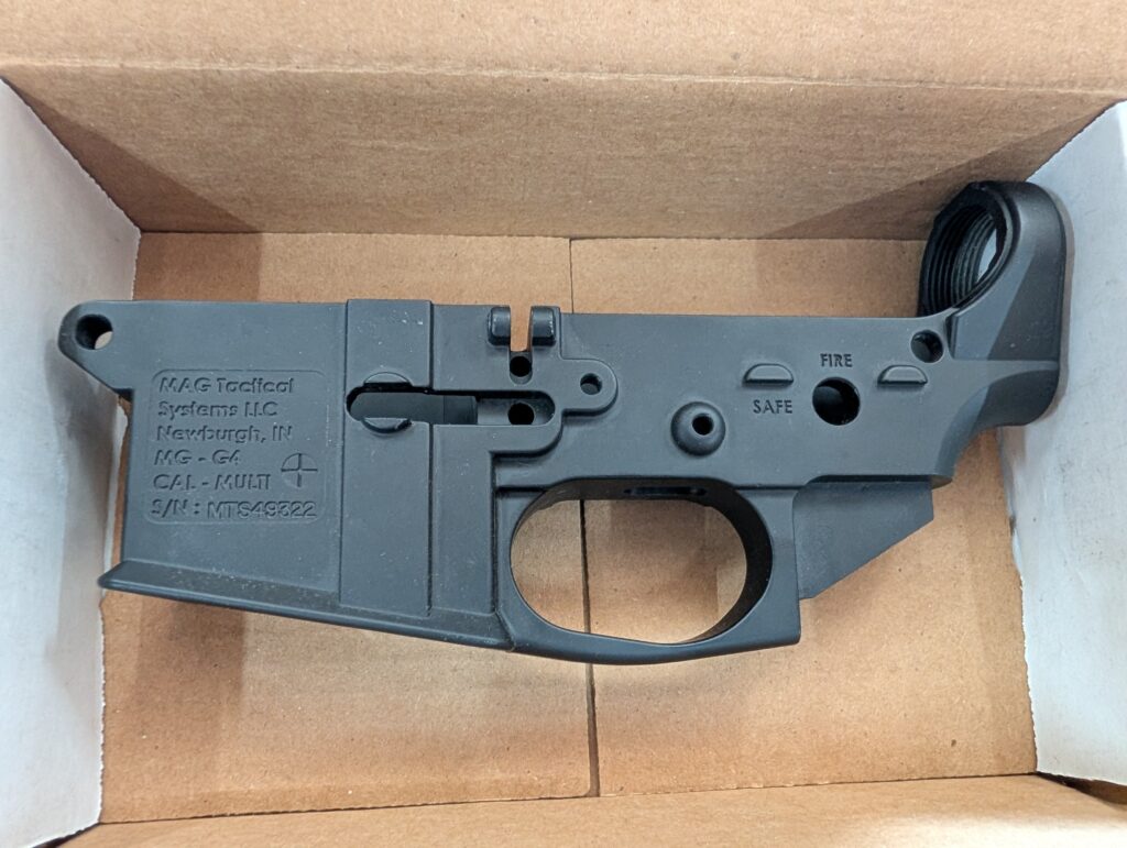 MAG Tactical MG-G4 Magnesium Stripped Lower Receiver (Used) – MTS49322