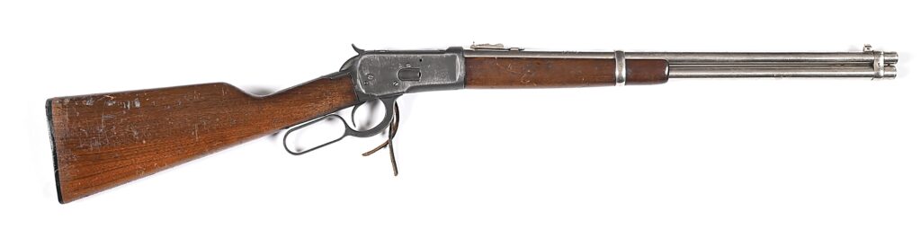 Winchester Model 1892 .44-40 Stembridge Silver Screen Saddle Ring Carbine with COA (Used) – S7042
