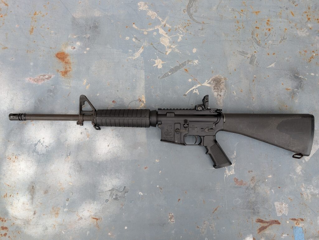 Police Trade Bushmaster XM15-E2S 5.56 16″ 1:9 Adj Stock Fixed CH (Used) – L457611