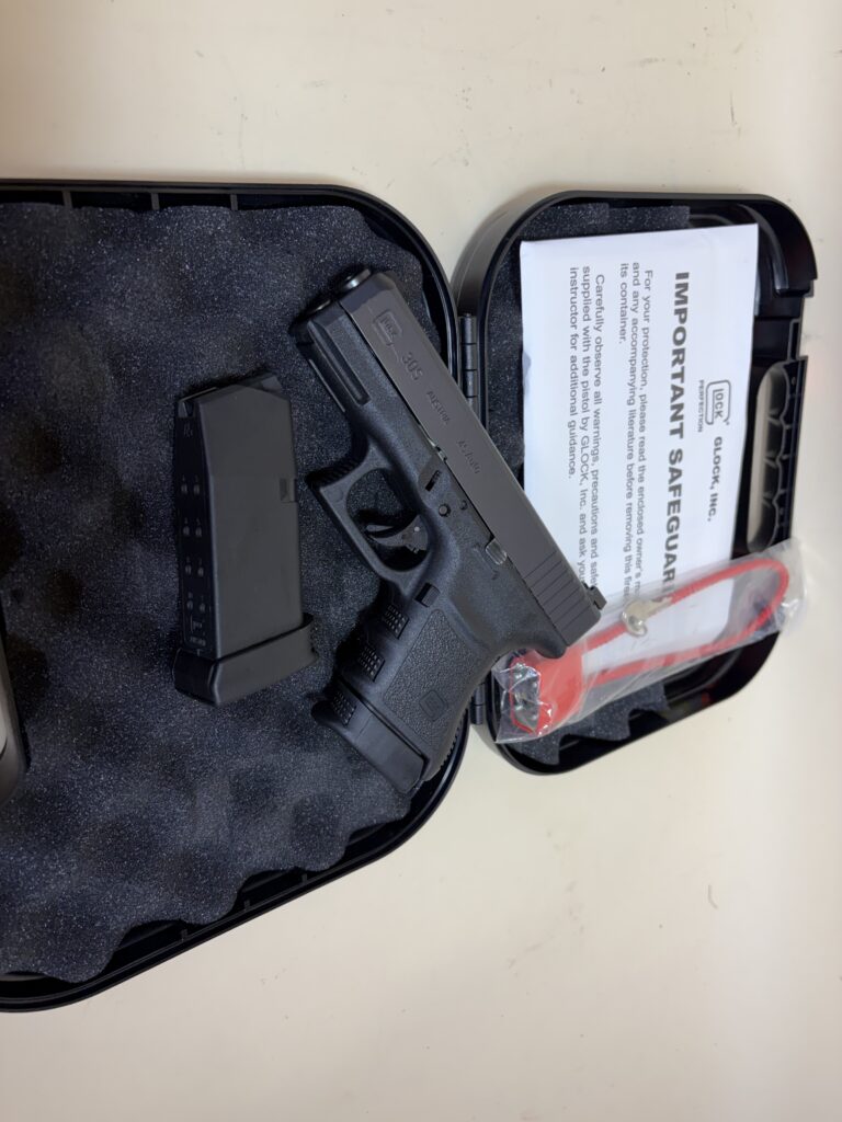 Glock 30S .45 ACP Subcompact – SF Frame – 2 Magazines – Used (Used) – BARW464