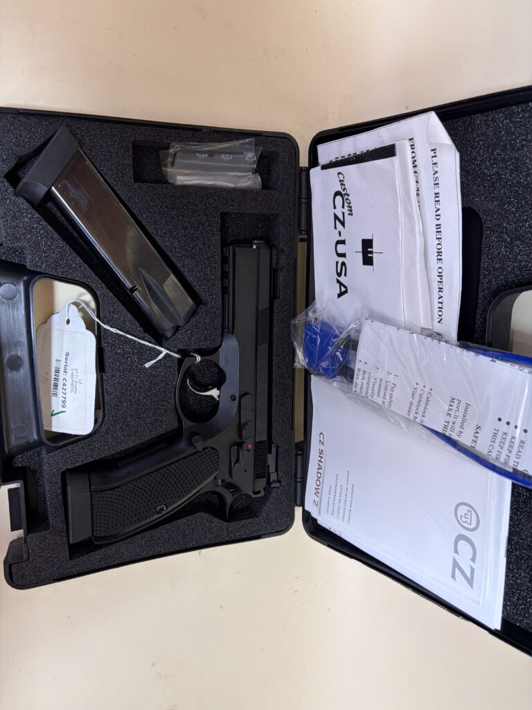 USED CZ 75 SP-01 Shadow Target II 9mm – CZ Custom – Model 91760 (Used) – C427799