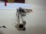 USED Colt Single Action Army SAA Engraved .45 Colt / .45 ACP Dual Cylinder – Nickel Finish 1984 (Used) – SA65612 - View 9