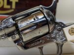 USED Colt Single Action Army SAA Engraved .45 Colt / .45 ACP Dual Cylinder – Nickel Finish 1984 (Used) – SA65612 - View 10
