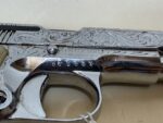 USED Llama Model III-A Deluxe .380 ACP Engraved Mini 1911 – Nickel Finish – Pearl-Style Grips (Used) – 573683 - View 7